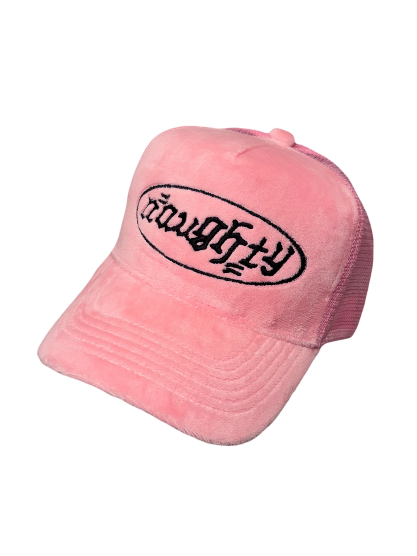 Velvet Naughty Logo Trucker Hat