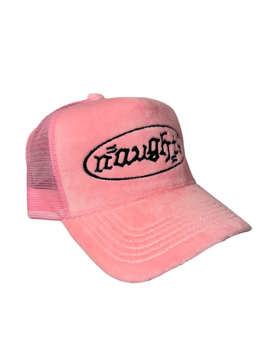 Velvet Naughty Logo Trucker Hat