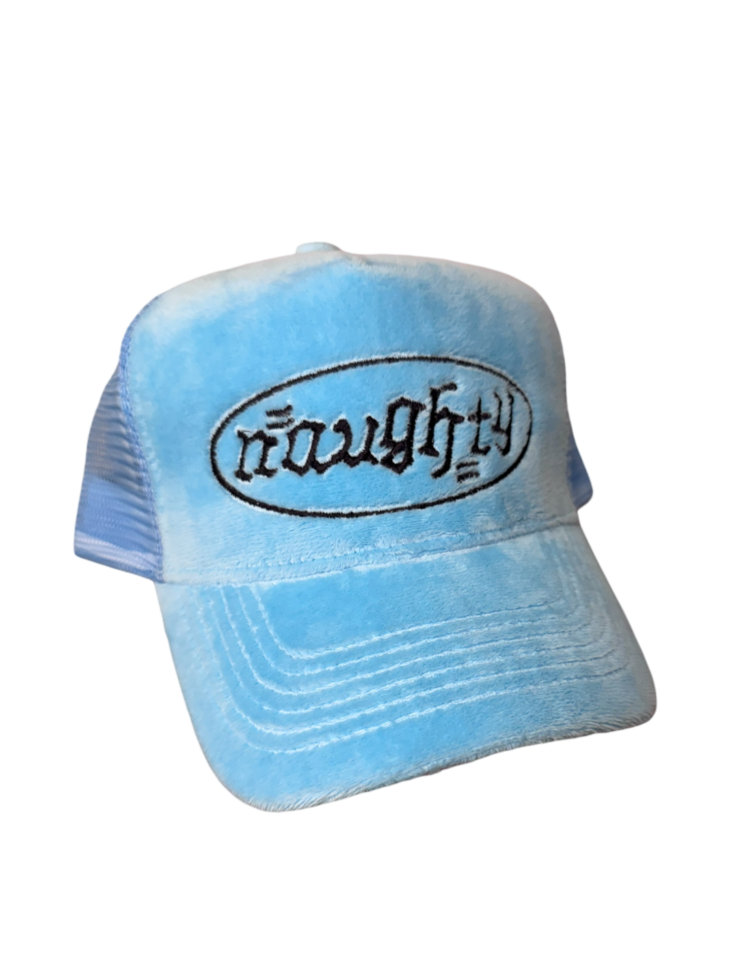 Velvet Naughty Logo Trucker Hat